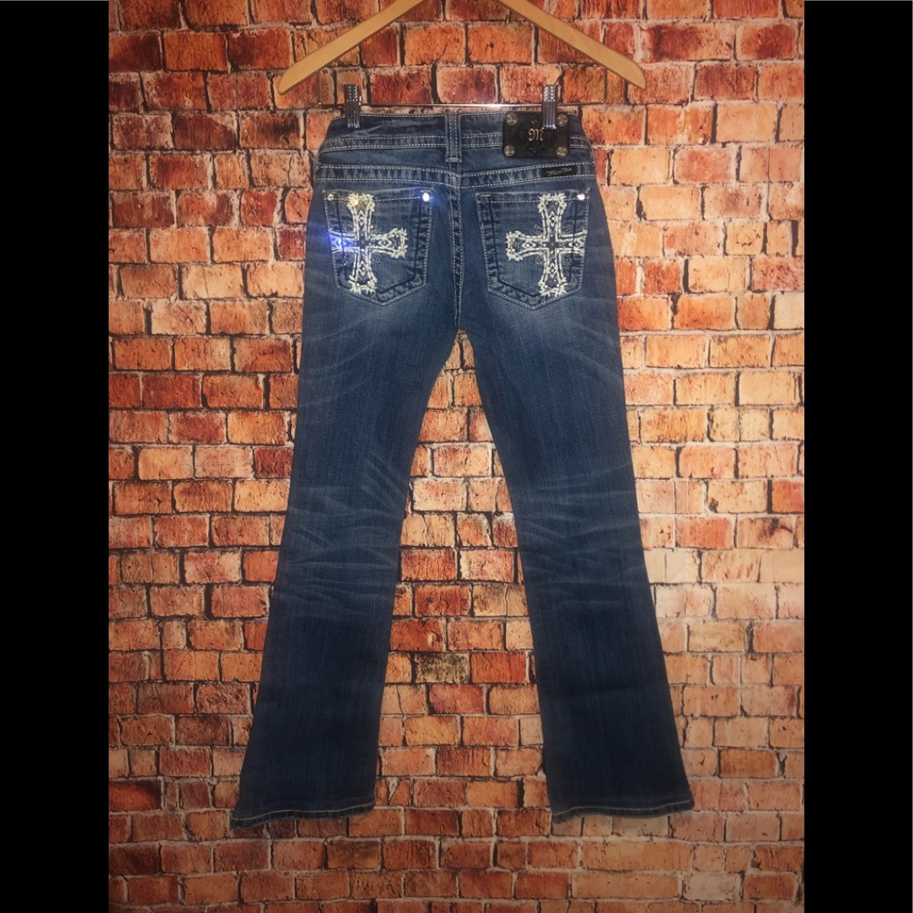 Miss Me boot cut jeans Sz 25